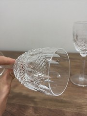 Waterford Crystal Colleen Tall Stem 6.5” Claret Wine Glass – Set of 2 Excellent