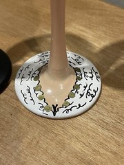 Alice Art Bride & Groom Champagne Flutes Set Of 2 “Wedded Bliss” Handpainted 9”