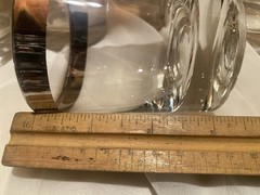 🎻Classic!MCM Silver Mercury Highball Tall GlassSet Of 4 Thorpe+2 Shorties!