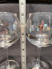 Milano Romanian Mosaic Crystal Balloon Glasses 8″, (2)