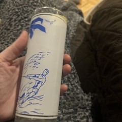 Vintage Unbranded Frosted Souvenir Tumbler FLORIDA SUNSHINE STATE
