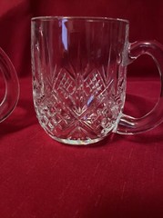 Dublin by Godinger Crystal Beer Mugs Set of 2