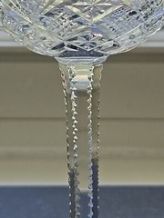Set 3 St. Louis STL20 Cut Crystal Cordial / Sherry Glass 4 7/8″ 1930s