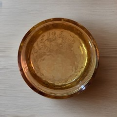 Vintage Libbey Artica Amber Geometric Textured Glasses- Discontinued- Lot of 2
