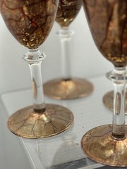 4 Rimmington Vian Goblets Hand Made In England