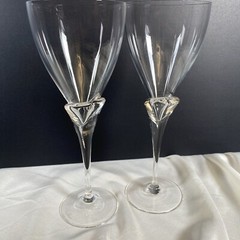 Rosenthal Studio Line Crystal Tapered Red Wine Glass Goblet 8.25″ Tulip Stem