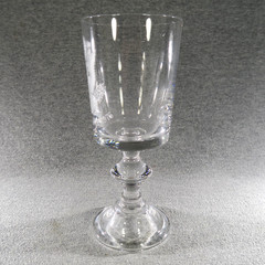 Bicentennial Etched/Engraved Crystal Goblet Hand Blown 1976 USA Bald Eagle