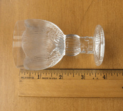 Pioni (Peony) 6 schnapps glasses~Oiva Toikka~Nuutjärvi~littalia~Finland~1970s
