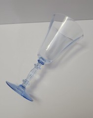 5-Cambridge Glass 3130 MOONLIGHT BLUE sherry goblet wine 5 -3/4″T set of 5
