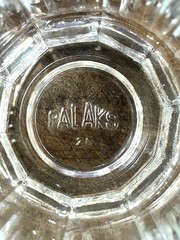 Set~ 3 Pasabache PALAKS Paneled Glasses 8 oz VTG Turkish Glassware 4” Tall