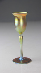 Steuben Gold Aurene Iridescent Cordial Shape 2827