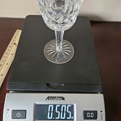 6 Waterford Lismore Wine Glasses 5.5″ Vintage