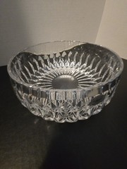 VTG Centerpiece Crystal Gorham Full Lead Crystal Bowl Germany Discontinued 7.5”