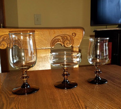 MCM Libbey Tulip Glasses Stemware Wine Champaign Dessert Goblet 12 PC Set NEW