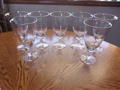 Wine Eternity Platinum 12 Oz Elegant Tiffin-Franciscan 6 1/2″ – Set of 7
