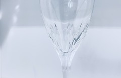 Lenox Firelight Gold Rim Wine Glass 7.34” ~ Beautiful Glass ~ Last One Free Ship