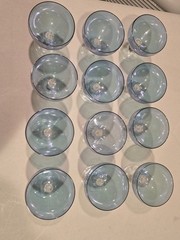 Schott-Zwiesel – Neckar Blue – Champagne/Tall Sherbet. 4 1/4″. SET OF 12.