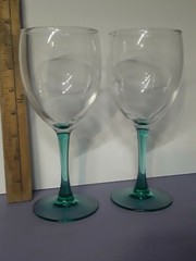 Vtg Crystal Stemware Set