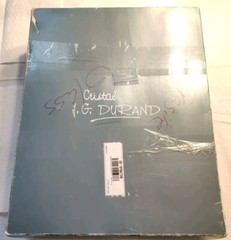 NIB 6 Cristal DArques JGDurand Florence Satine Crystal Wine/Water 7.5″X3.5″ 971G