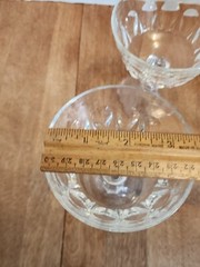Set Of 4 Cristal D’Arque Arcoroc Petal Sherberts
