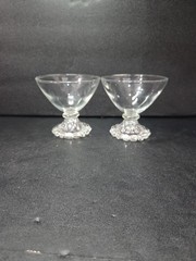 Anchor Hocking Berwick Boopie Champagne Glasses, Set of 2, Clear Sherbet Glasses