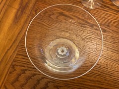 Crystal Saski 7 3/4” Frosted Pineapple Stem 8 oz. Wine Glasses Made in Japan (6)