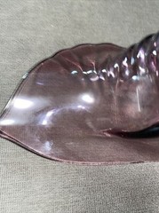 Vintage Tiffin Crystal Bowl Franciscan Plum Amethyst Purple 14”x6”