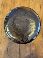 Esteban Prieto Iridescent Studio Art Glass Tumbler Old Fashioned 3.5 Inch
