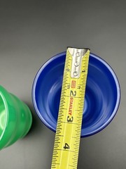 Vintage Seville Classics Ripple Tumbler 16 Oz Set 2 Blue And Green Plastic