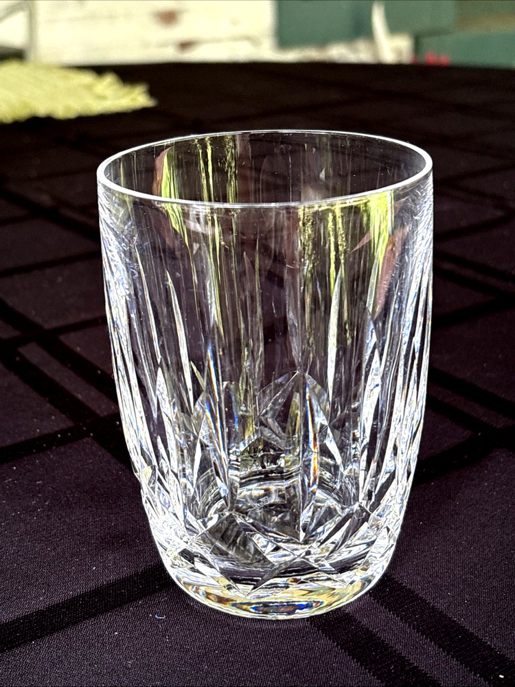 WATERFORD – KILDARE – FLAT TUMBLER Crystal Glass 12 OZ – 4 1/4″