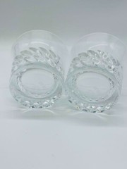 Baccarat Gloria 2016 Year Tumbler Crystal Rock Glass Set of 2 Unused w/box Japan