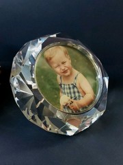 Shannon Crystal Diamond Crystal by Godinger Bling Photo Frame – New Without Box