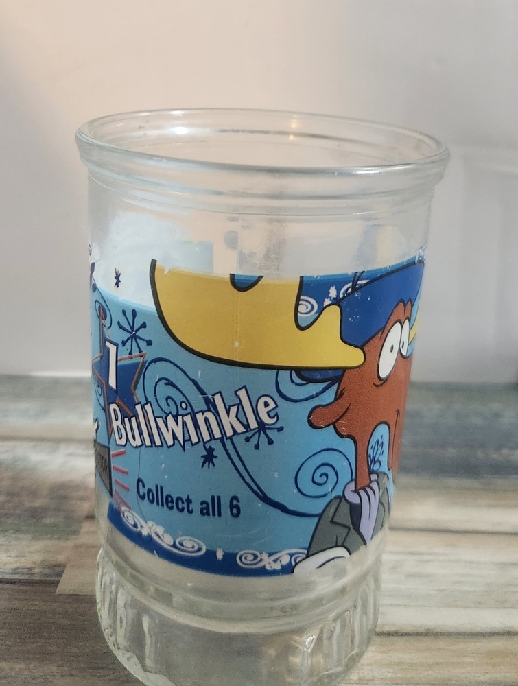 Bama Jelly Adventures of Rocky and Bullwinkle #1 Juice Glass