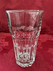 NIB FLAWLESS Glass BACCARAT France Crystal CHROME HEARTS Dagger HIGHBALL Tumbler