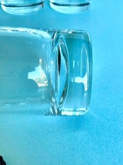 Vintage MCM High Ball Glasses with Wide Silver Tone/Platinum? Rim