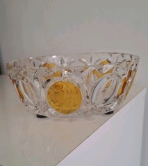 Vintage Antique Crystal Glass Bowl From The Lorraine Glassworks