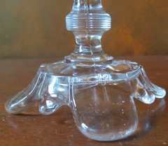 Adams Clear Ribbon #300 c. 1880 EAPG Footed Water Goblet(s)