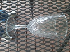 Set of 4 LUMINARC Diamant CRISTAL D’ARQUES-DURAN 6 3/4” Stemmed Water Glasses