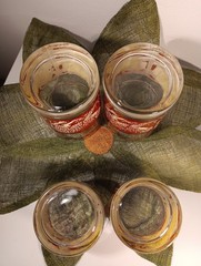 4) Vtg. George Briard Jungle Safari Old Fashioned Glasswares