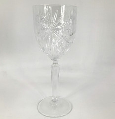 Royal Crystal Rock OASIS Cordial Stem Glass Cut, Clear, Star/Fans, No Trim
