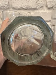 Vintage Anchor Hocking 16 oz Cooler Glass, Big Heavy