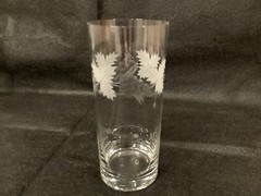 Rare Vintage Lausitzer Glas Kristall Stange German Beer Glass