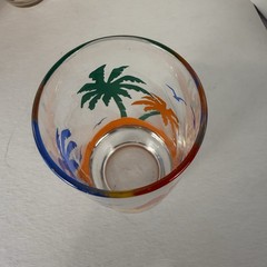Vintage Libbey Set Of 4 Summer Glasses Tumblers Tropical Beach Group 2