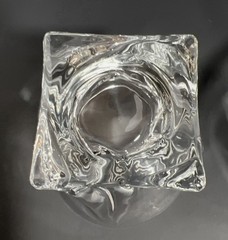 Mikasa Motion Crystal Whiskey Lowball Glasses Double Old Fashion Set Of 4