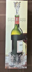 Fifth Avenue 24% Lead Crystal Portico 6 pc Wine Accessory Set