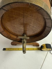 Vintage Soviet Russian Ukrainian Crimea Yalta Massandra Wine Cask Wooden Barrel