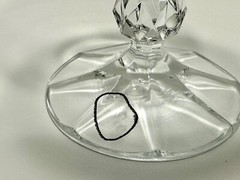 Vintage Brandy Glass Claudia by Import Assoc made in Poland Set of 2