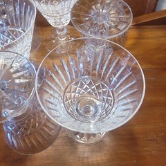 Single Waterford Crystal Tramore 5 5/8″ Water Wine Glass Goblet Gothic Mark