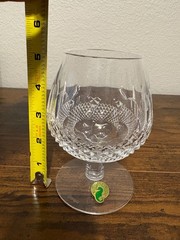 SET(4) VTG Waterford 5 1/8″H Colleen Cut Crystal Ballon Brandy Glasses W/BOX