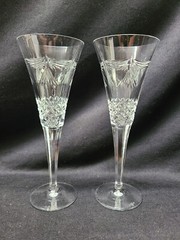 Waterford Millennium Series Peace Champagne Flutes, Set of 2